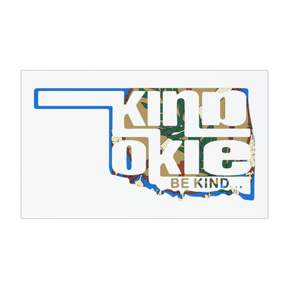 Kind Okie Car Magnets: Drive with Kindness (Flag)