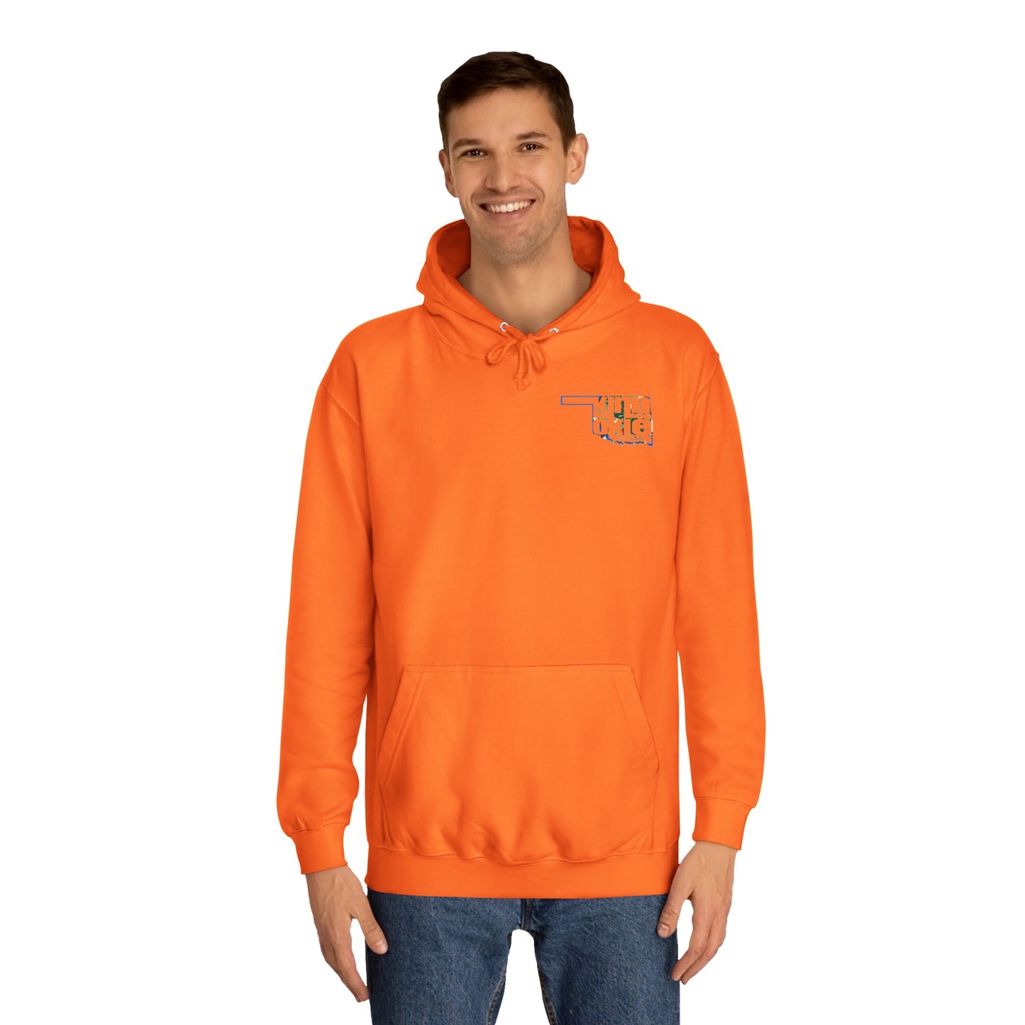 Kind Okies Unisex College Hoodie (Flag)