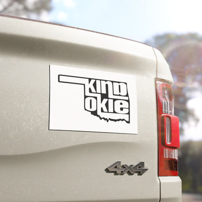 Kind Okie Car Magnets: Drive with Kindness