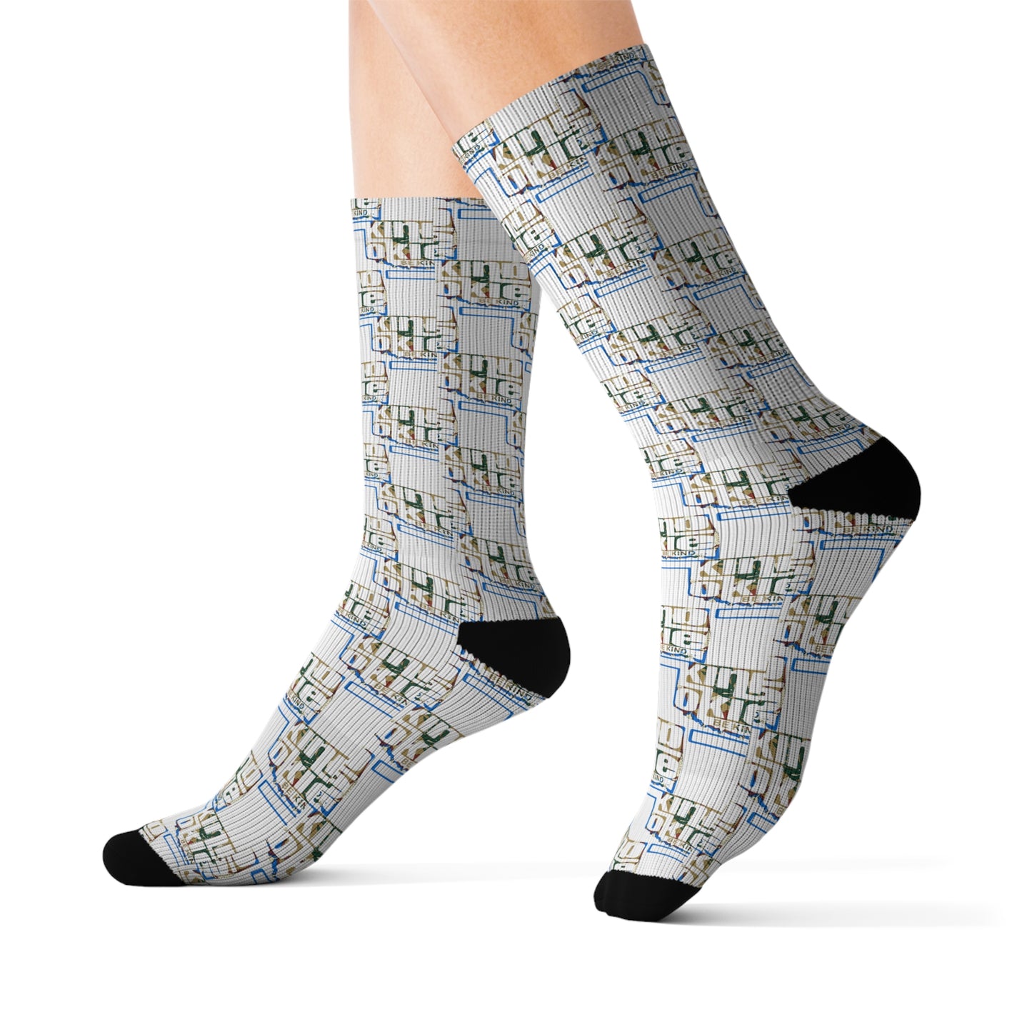 Kind Okies Sublimation Socks