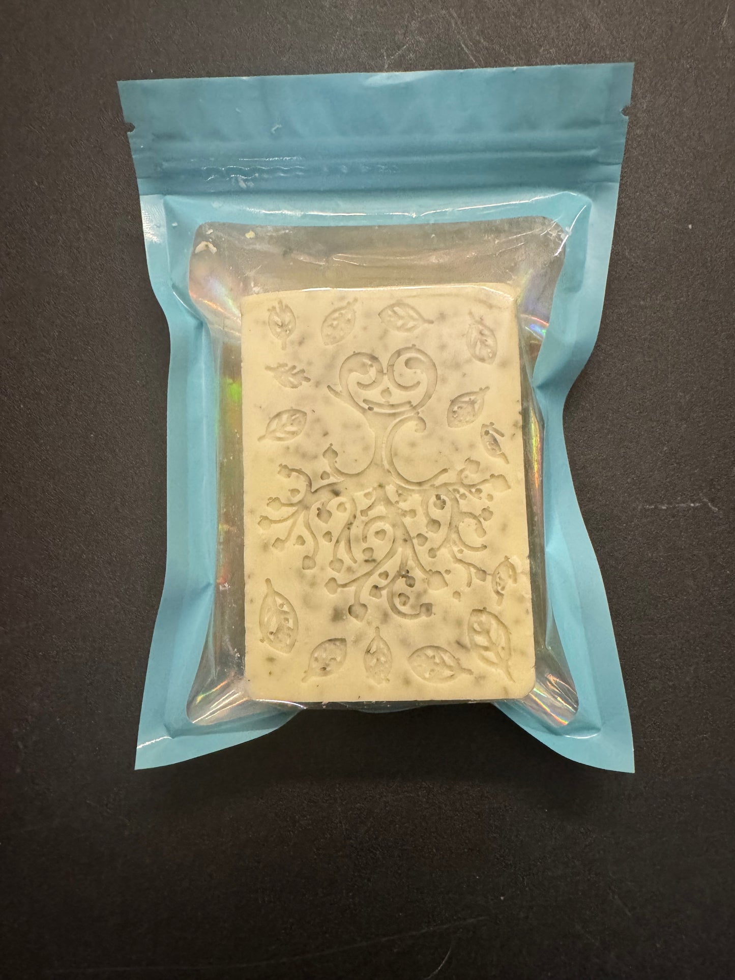 Spearmint Tea Tree Cocoa Butter Bar Soap (with designs)