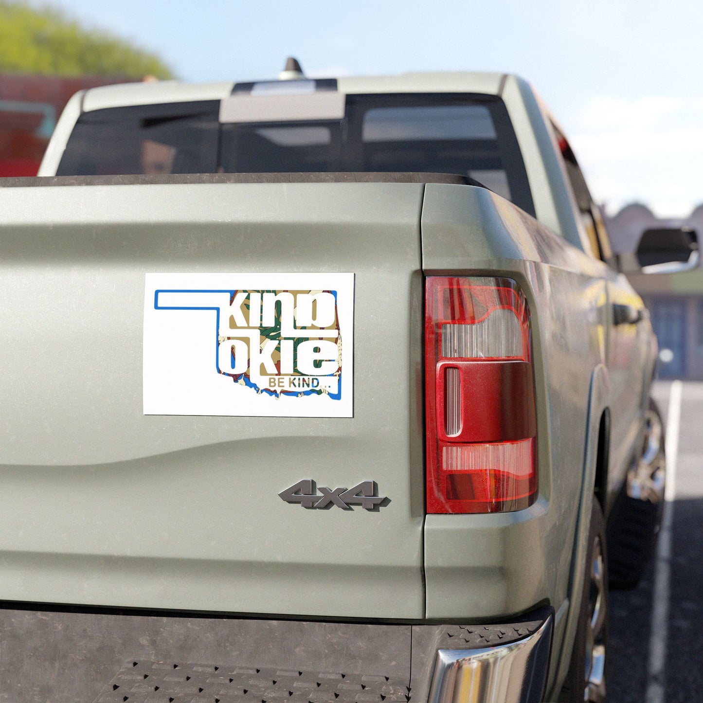 Kind Okie Car Magnets: Drive with Kindness (Flag)