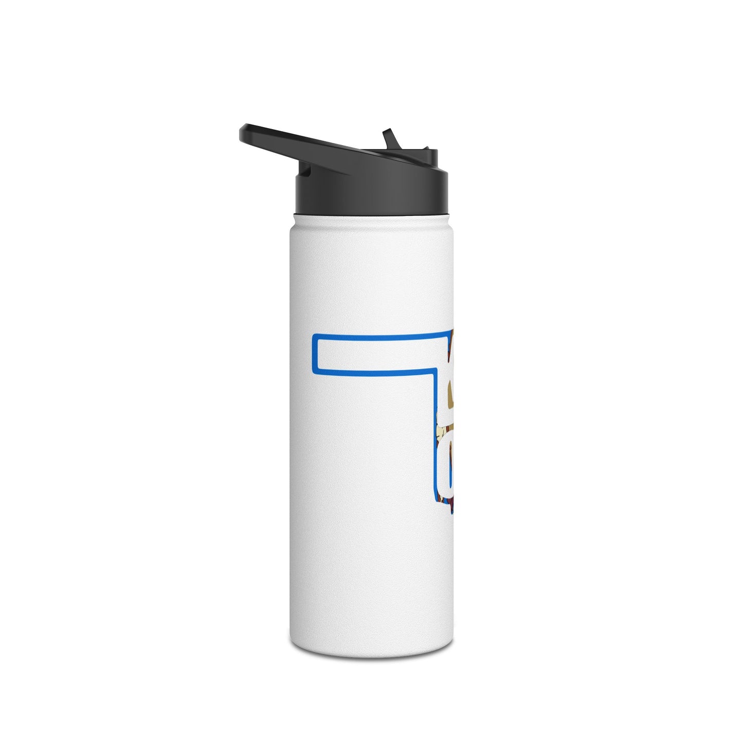 Kind Okie Stainless Steel Water Bottle: Hydrate with Style and Sustainability (Flag)