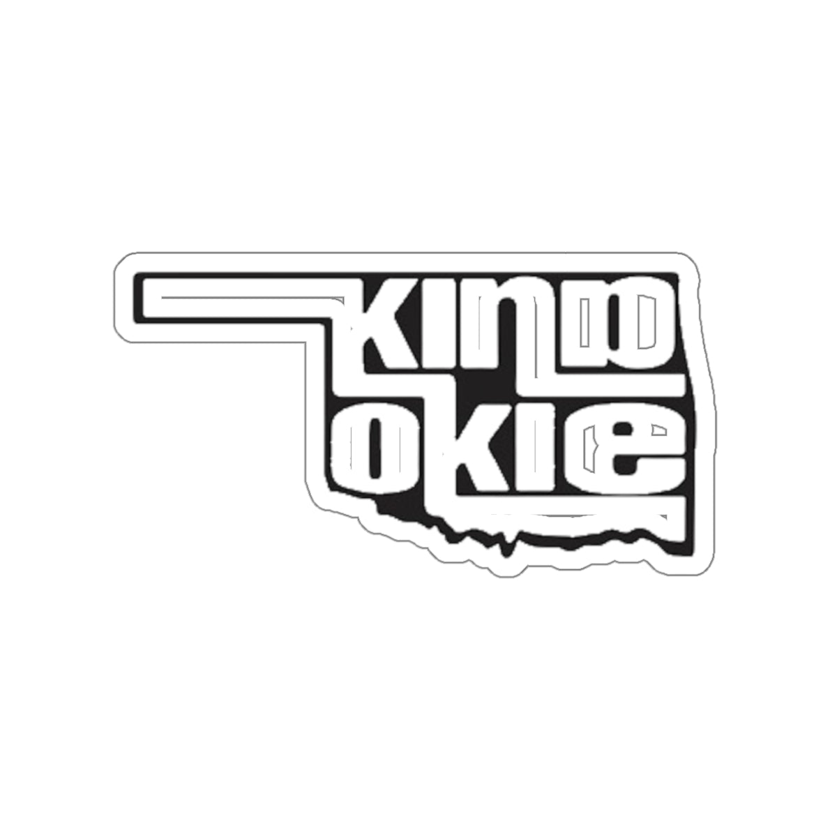 Kind Okie's Stickers: Spread the Vibes